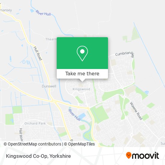 Kingswood Co-Op map