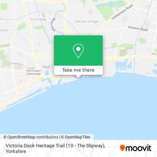 Victoria Dock Heritage Trail (10 - The Slipway) map