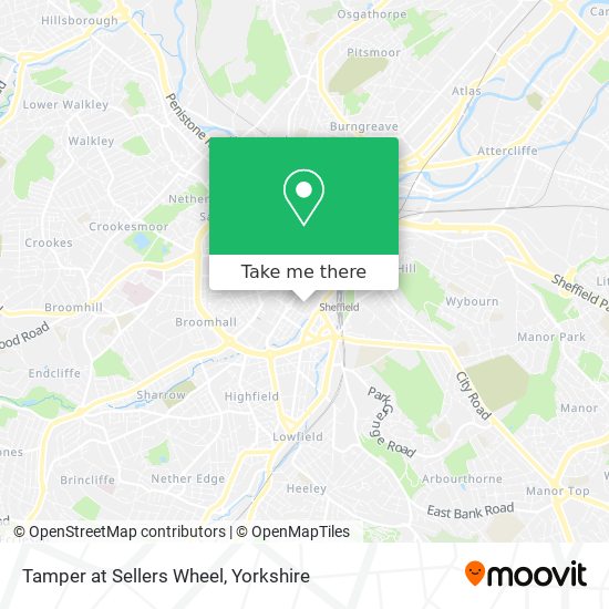 Tamper at Sellers Wheel map