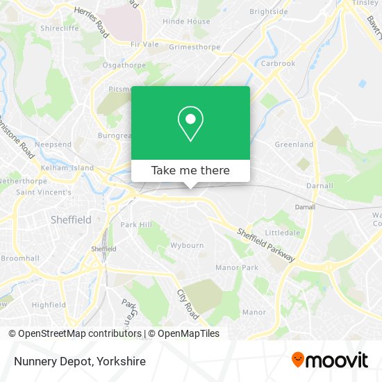 Nunnery Depot map