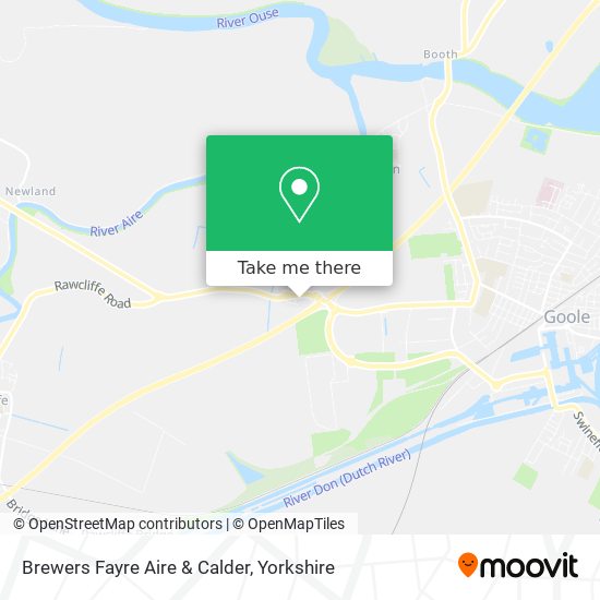 Brewers Fayre Aire & Calder map