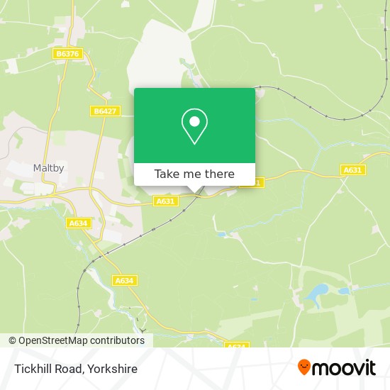 Tickhill Road map