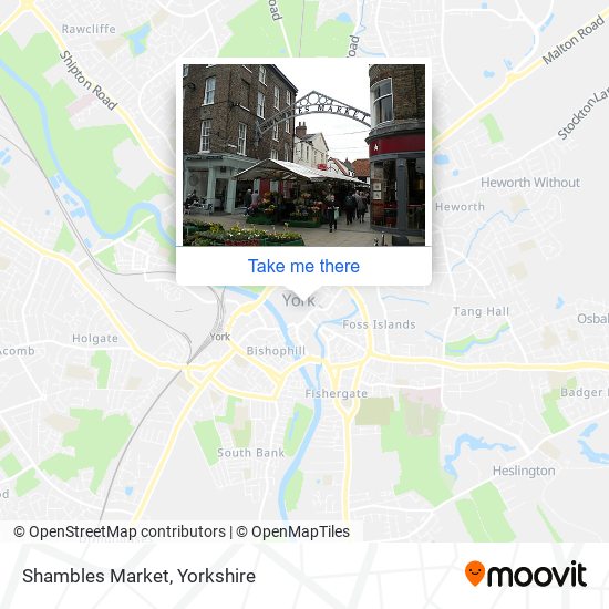 Shambles Market map