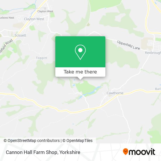 Cannon Hall Farm Shop map
