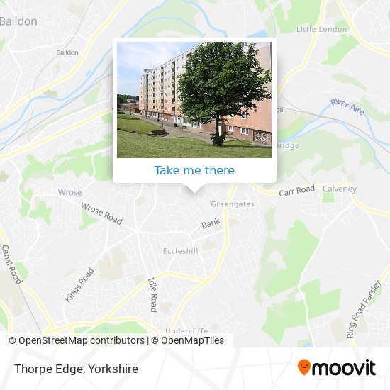 Thorpe Edge map