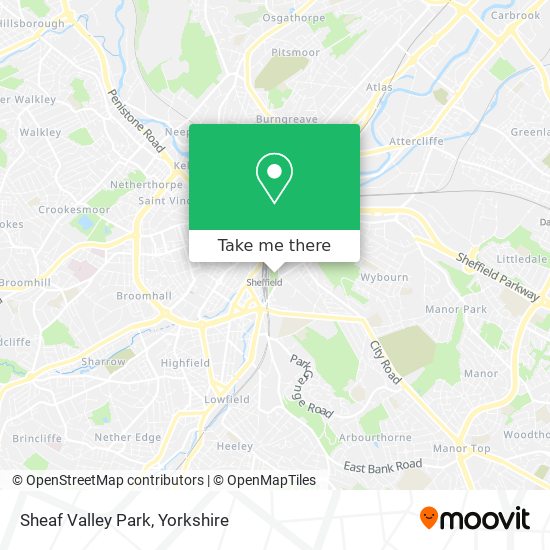 Sheaf Valley Park map