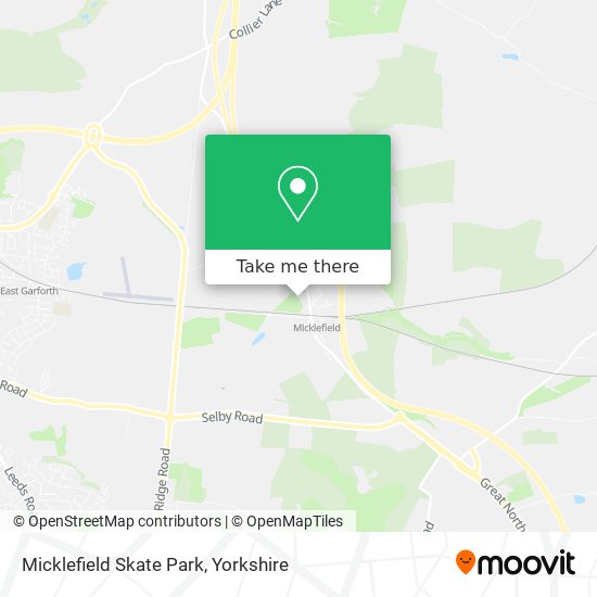 Micklefield Skate Park map