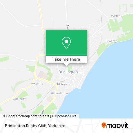 Bridlington Rugby Club map