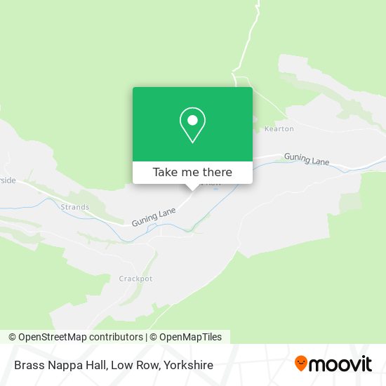 Brass Nappa Hall, Low Row map