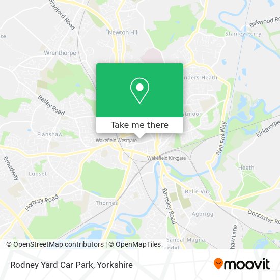 Rodney Yard Car Park map