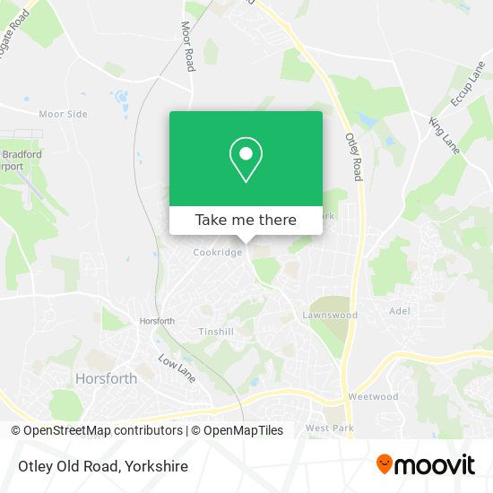 Otley Old Road map