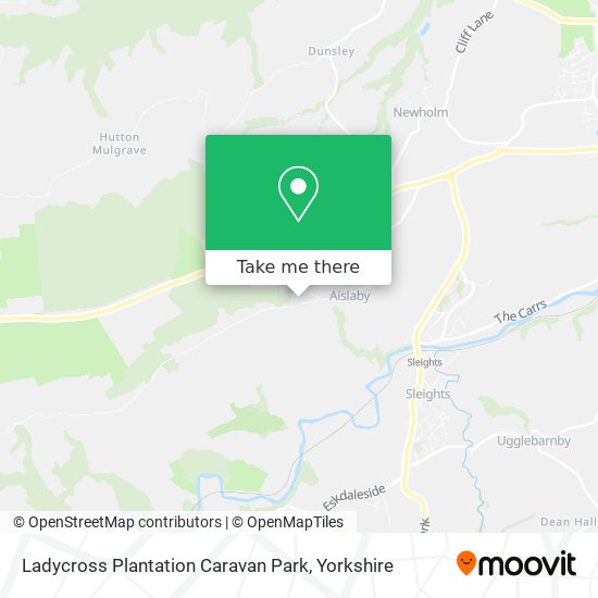 Ladycross Plantation Caravan Park map