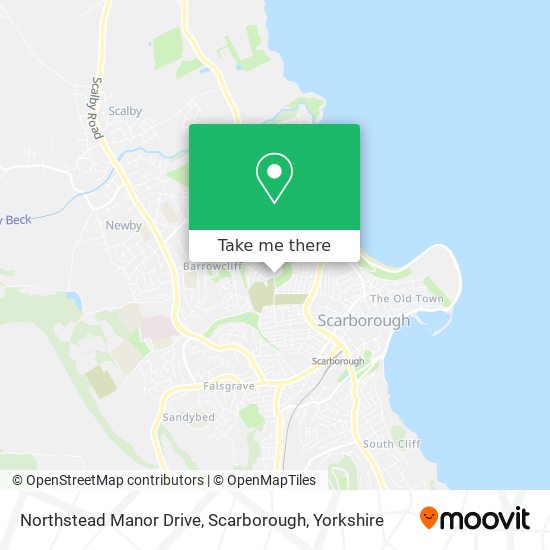 Northstead Manor Drive, Scarborough map