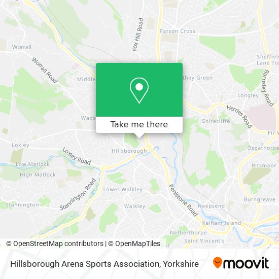 Hillsborough Arena Sports Association map