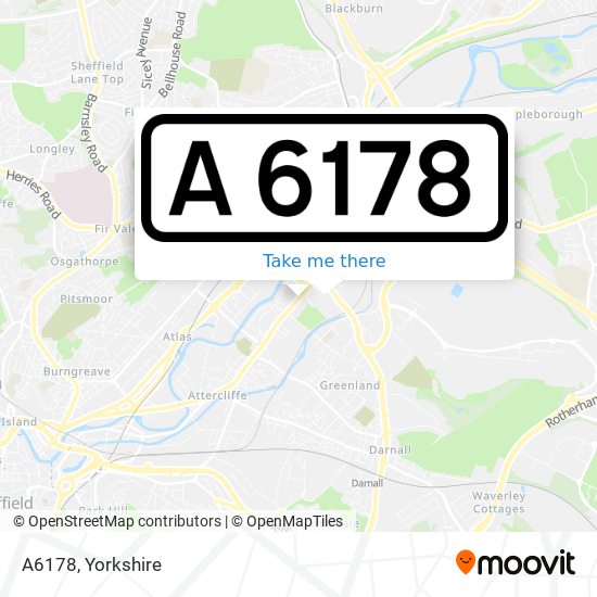 A6178 map