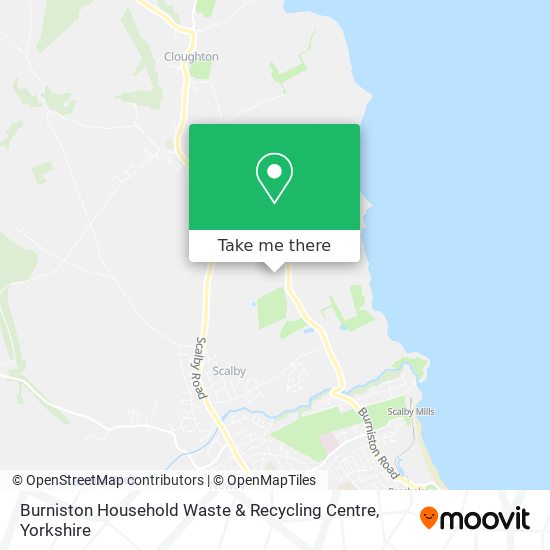 Burniston Household Waste & Recycling Centre map