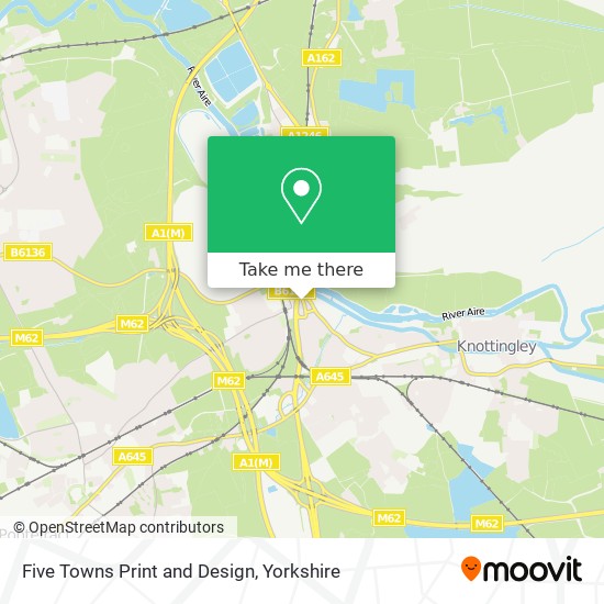 How To Get To Five Towns Print And Design In Ferrybridge By Bus Or Train Moovit