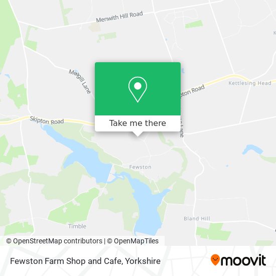 Fewston Farm Shop and Cafe map