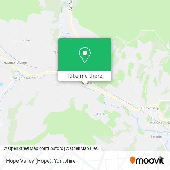 Hope Valley map