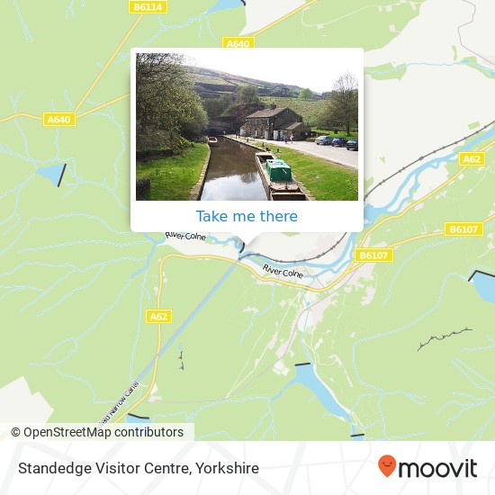 Standedge Visitor Centre map