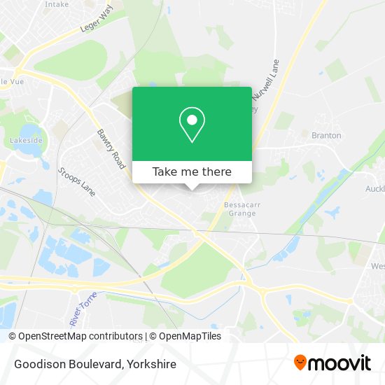 Goodison Boulevard map