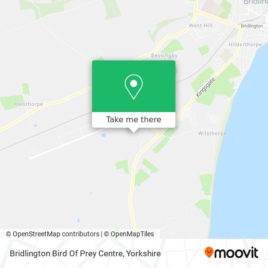 Bridlington Bird Of Prey Centre map