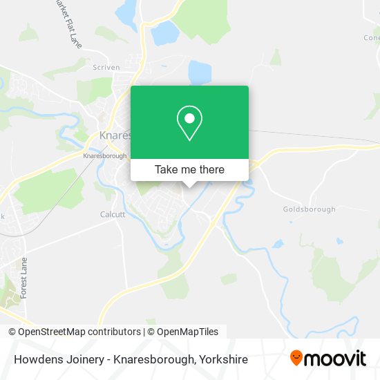 Howdens Joinery - Knaresborough map