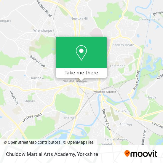 Chuldow Martial Arts Academy map