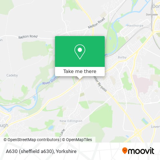 A630 (sheffield a630) map