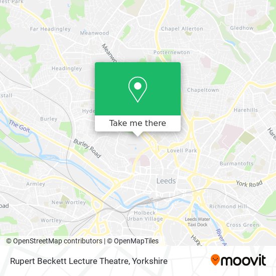 Rupert Beckett Lecture Theatre map