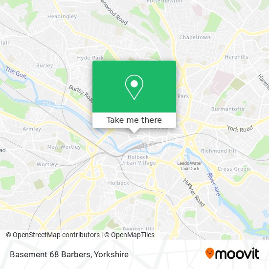 Basement 68 Barbers map