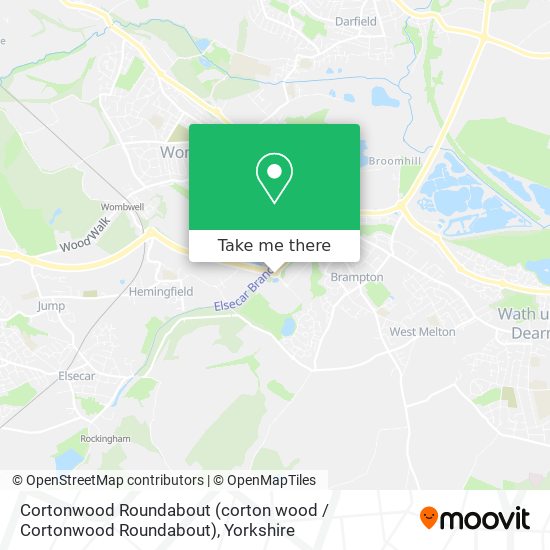 Cortonwood Roundabout (corton wood / Cortonwood Roundabout) map