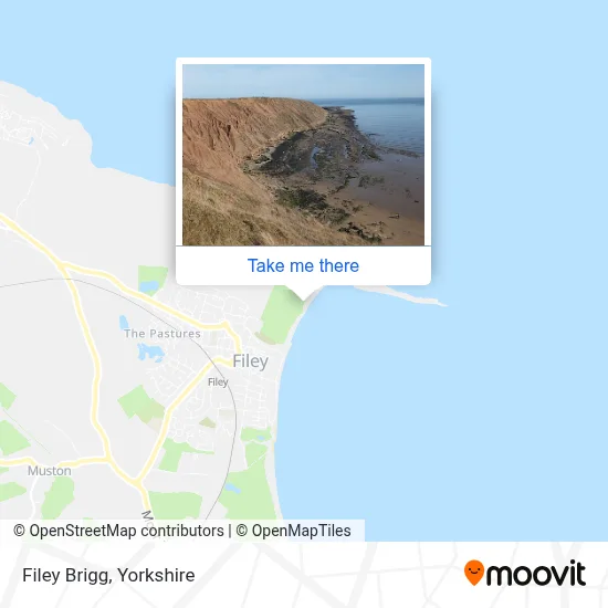 Filey Brigg map