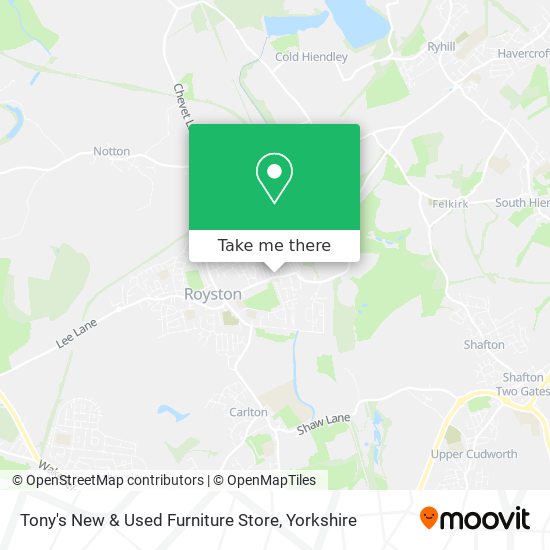 Tony's New & Used Furniture Store map