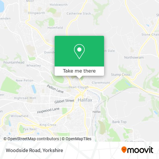 Woodside Road map