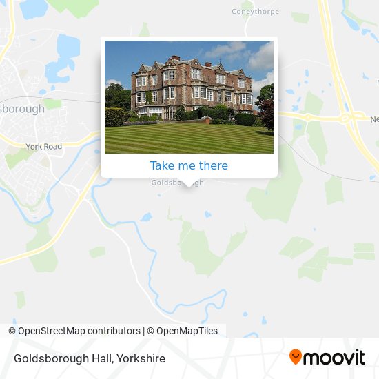 Goldsborough Hall map