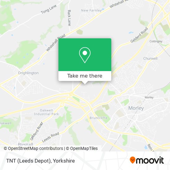 TNT (Leeds Depot) map