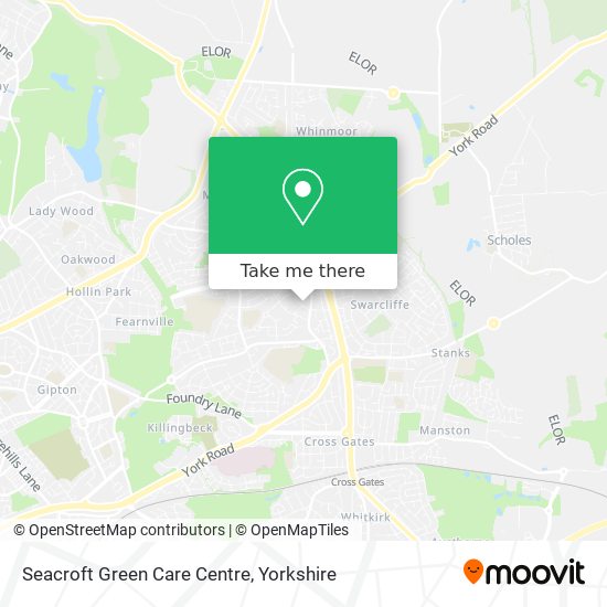 Seacroft Green Care Centre map