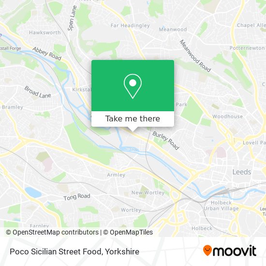 Poco Sicilian Street Food map