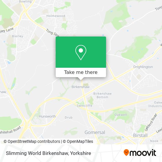 Slimming World Birkenshaw map