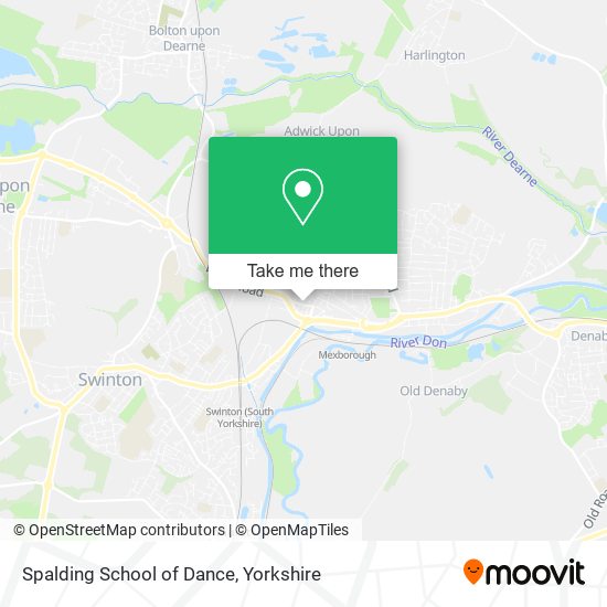 Spalding School of Dance map