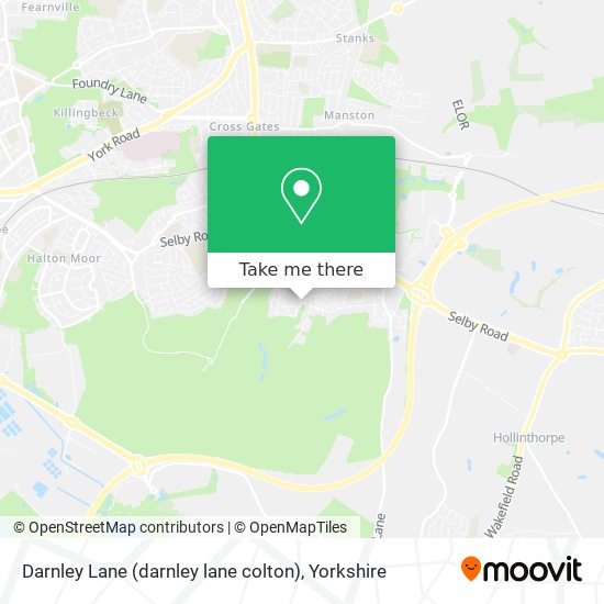 Darnley Lane (darnley lane colton) map