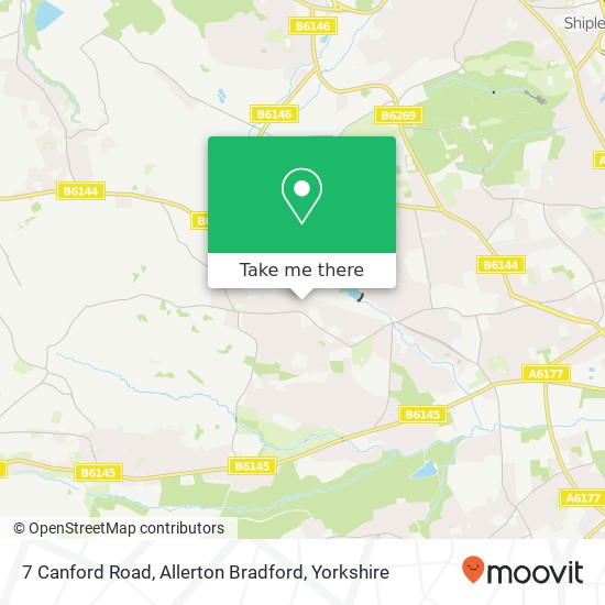 7 Canford Road, Allerton Bradford map