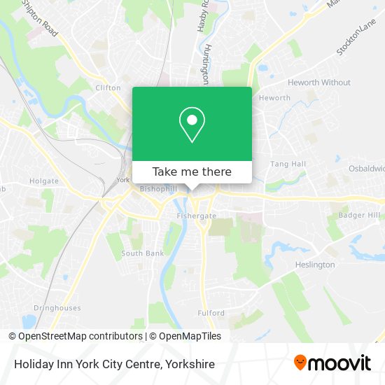 Holiday Inn York City Centre map