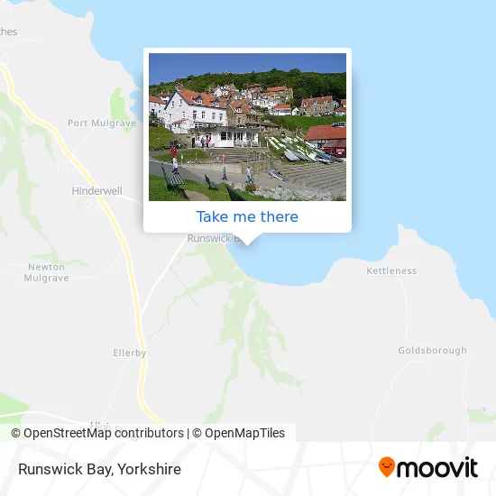 Runswick Bay map