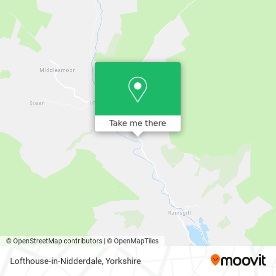 Lofthouse-in-Nidderdale map