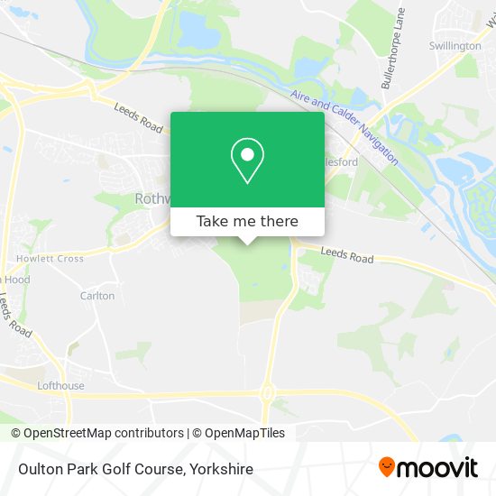 Oulton Park Golf Course map