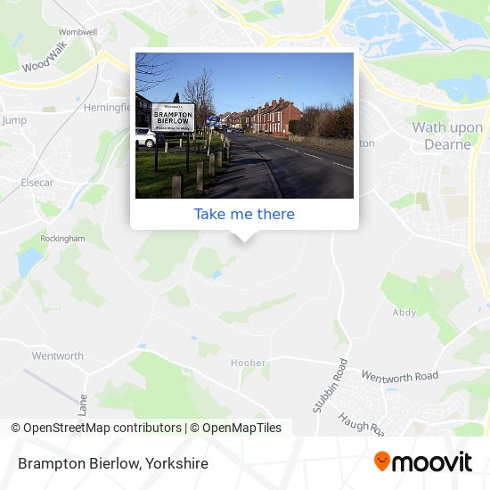 Brampton Bierlow map