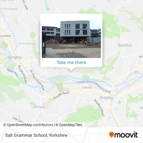 Salt Grammar School map