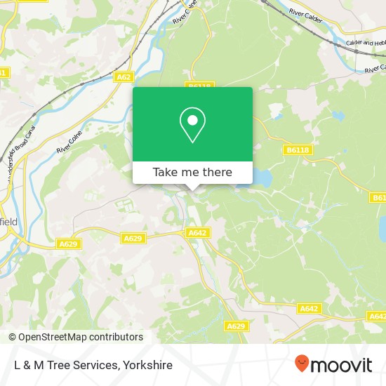 L & M Tree Services map